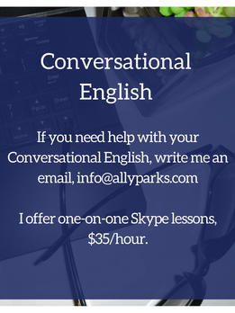Conversational English lessons, ESL lessons, уроки английского языка по Скайпу