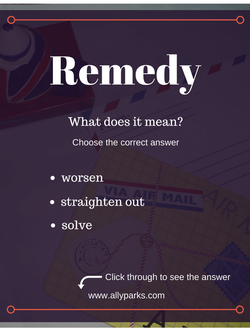 Download free Vocabulary Worksheet. http://www.allyparks.com/english-blog/vocabulary-how-to-learn-new-english-words-with-vocabulary-worksheets-remedy define Remedy, Remedy meaning, Remedy in a sentence, Vocabulary, esl, efl, English, Inglês, inglés, английский язык, ingles, английские, 